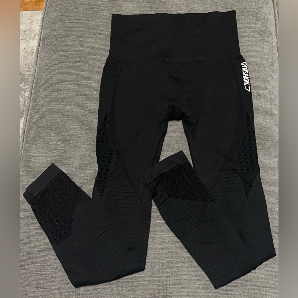 Gymshark Energy+ Seamless Leggings - Black Size S - Picture 5 of 10